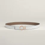 Flot belt buckle & Reversible leather strap 24 mm - Image 2
